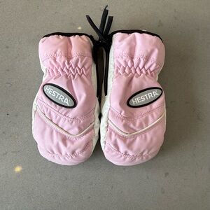 Hestra Kids Pink Mittens